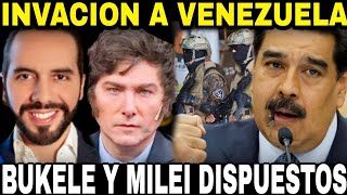 ACEPTAN RETO NAYIB BUKELE Y MILEI SACARÁN A NICOLAS MADURO DE VENEZUELA CON ESTADOS UNIDOS Y MCM [upl. by Okiron]