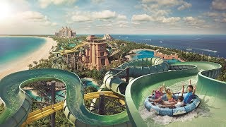 Dubai  Atlantis Aquaventure Waterpark [upl. by Lanti]