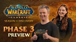 Phase 3 Preview  Season of Discovery  World of Warcraft [upl. by Gaulin901]