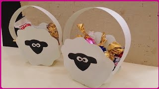 Bolsa de regalo  Cómo hacer bolsa de papel para regalo  craft [upl. by Ecnerwal]