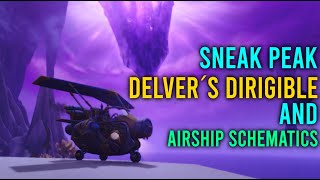 Ingame Footage AIRSHIP in The War Within  Customizable MOUNT  Schematics  Delver´s Dirigible [upl. by Herbert]