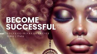 Affirmations for Success Black Screen While You SleepSolfeggio Frequencies Healing 528hz amp 174hz [upl. by Starinsky]