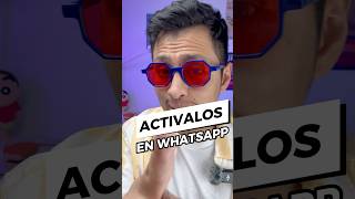 ¡Actívalas de inmediato en WhatsApp 🚨😱 trucosdewhatsapp Trucos smartphone celulares android [upl. by Marozas917]