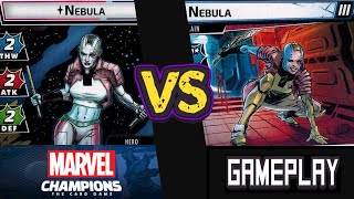 NEBULA vs NEBULA Expert Marvel Champions Playthrough [upl. by Anedal488]