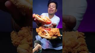 KFC ZINGER PRO BURGER REVIEW theindianmukbanger1596 kfcburger burger mukbang kfczingerburger [upl. by Rosina422]