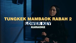 KARAOKE Fauzana  Tungkek Mambaok Rabah 2 LOWER KEY [upl. by Werna]