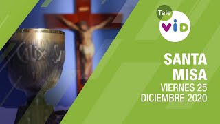 Misa de hoy ⛪ Viernes 25 de Diciembre de 2020 Feliz Navidad 🎄 Padre Fredy Córdoba  Tele VID [upl. by Argile11]