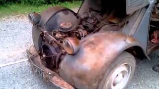 demarrage de citroen 2cv azu 250 de 58  video12 [upl. by Naeerb]