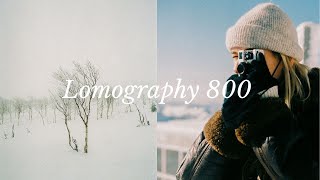 Winter Film Photography on Lomography 800 [upl. by Meier]