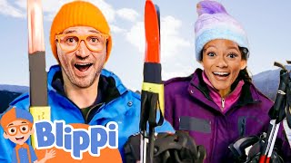 Blippi and Meekah Visit Plain Valley Ski Trails  Blippi and Meekah Full Episodes [upl. by Kornher]