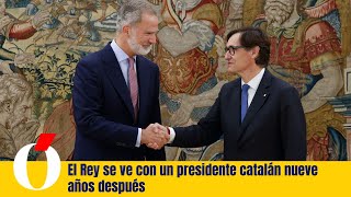 El Rey se ve con un presidente catalán nueve años después [upl. by Benedicta544]