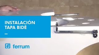 Como instalar una tapa para bidet Línea Marina  Ferrum SA [upl. by Noiz]