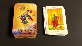 Tarot Unboxing Radiant RiderWaiteSmith [upl. by Leatrice]