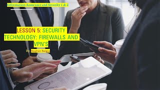 Security Technology Firewall and VPNs [upl. by Eimrots]