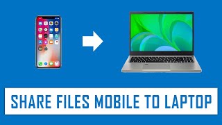 Mobileல் இருந்து Laptopக்கு Filesஐ பகிர்வது எப்படி  Share Files From Mobile to Laptop  Tamil [upl. by Eberto]