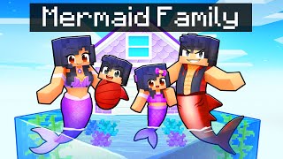 Having a MERMAID FAMILY in Minecraft [upl. by Nations]