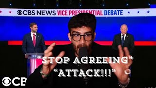 Vice Presidential debate post debate analysis  closing speech I Hasanabi reacts [upl. by Adham]