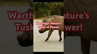 Warthogs Nature’s Tusks of Powershorts short shortvideo shortsfeed [upl. by Nonnelg635]