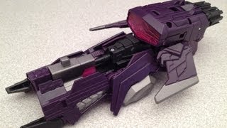 FALL OF CYBERTRON SHOCKWAVE VIDEO TOY REVIEW [upl. by Alocin]