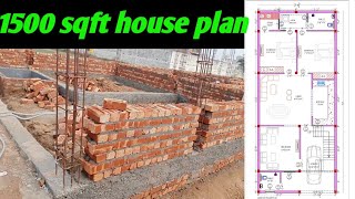 150 गज के प्लॉट का नक्शा  1500 sqft house plan [upl. by Kristoforo]