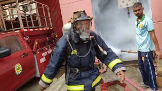 fire fighting training video ফায়ার সার্ভিসের ট্রেনিং। [upl. by Alleuqram]