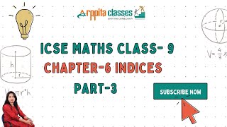 class 9th math chapter 6 indices  Chapter 6 indices  class 9 icse indices solution [upl. by Florry]