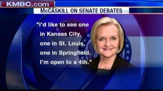 Akin McCaskill try to work out debate slate [upl. by Miarfe]