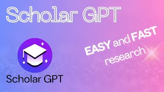 How I Use ScholarGPT for Literature Reviews amp Essays  Thesis Survival Guide [upl. by Retla903]