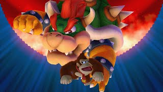 Mario Party 10  Donkey Kong vs Mario vs Luigi vs Toadette vs Bowser  Chaos Castle [upl. by Asirak633]