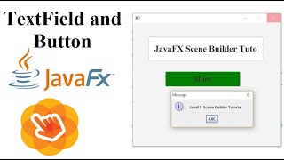 JavaFX Scene Builder Tutorial 33  TextField and Button [upl. by Leong268]