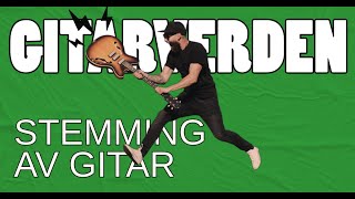 Hvordan stemmer man en gitar  Nybegynnerkurs [upl. by Irrak]