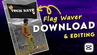 Flag Waver Download  How to make trending Reels Flag name video editing [upl. by Ennairol]