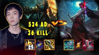 GANGPLANK 534 AD GET 36 KILL SO CRAZY [upl. by Quickel557]