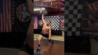 110lbs 50kg dumbbell clean amp jerk [upl. by Tingey247]