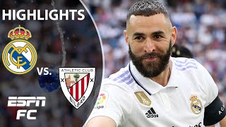 🚨 BENZEMA SCORES IN FAREWELL 🚨 Real Madrid vs Athletic Club  LaLiga Highlights  ESPN FC [upl. by Aiekan3]