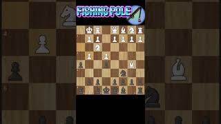 Win in 9 Moves as Black Using Fishing Pole fishingpole chess openingtraps chessgame [upl. by Nelda12]