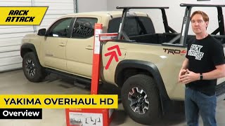 Yakima OverHaul HD Height Adjustable Truck Rack Overview And Install [upl. by Dnalrah]