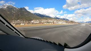 4K  Honda Jet  Takeoff from Innsbruck [upl. by Enner241]