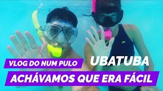 Aprendendo a MERGULHAR em UBATUBA  Vlog do Num Pulo 01 [upl. by Broek]