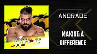 NXT Andrade quotCienquot Almas  Making A Difference Entrance Theme  AE Arena Effects [upl. by Ahsienot]