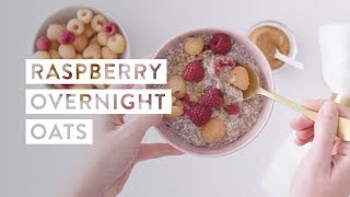 Raspberry Overnight Oats and Chia Seed Recipe  goop [upl. by Lester]