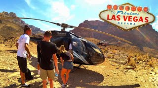 Mit dem PRIVAT HELI im GRAND CANYON  Amerika Roadtrip Las Vegas [upl. by Felecia]