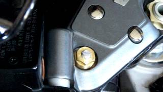 9907 Suzuki Hayabusa Front Rebound Damping Adjustment [upl. by Aetnuahs]