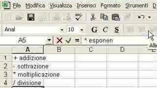 Lezione n003  parte 2  Il Foglio Elettronico Excel [upl. by Niehaus]