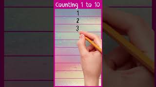 Counting 1 to 10 numbers 1 to 10 numbers counting ginti ytshorts countingkingdom [upl. by Teddie124]