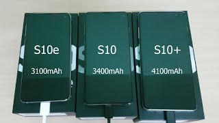 Charging Test Galaxy S10E  S10 S10 0100 [upl. by Ttoille]