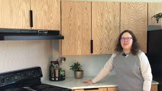 How to Make Modern Kitchen Cabinet Doors DIY simple flat panel doors [upl. by Saba466]