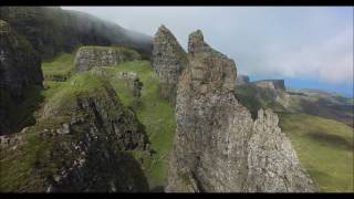 The Quiraing Skye Scotland from the air [upl. by Foushee563]