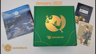 Trying all snacks in the Sakuraco January 2023 box [upl. by Marjie]