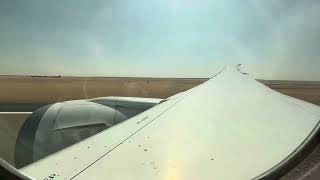 EgyptAir B7879 Takeoff from Cairo International [upl. by Parshall]